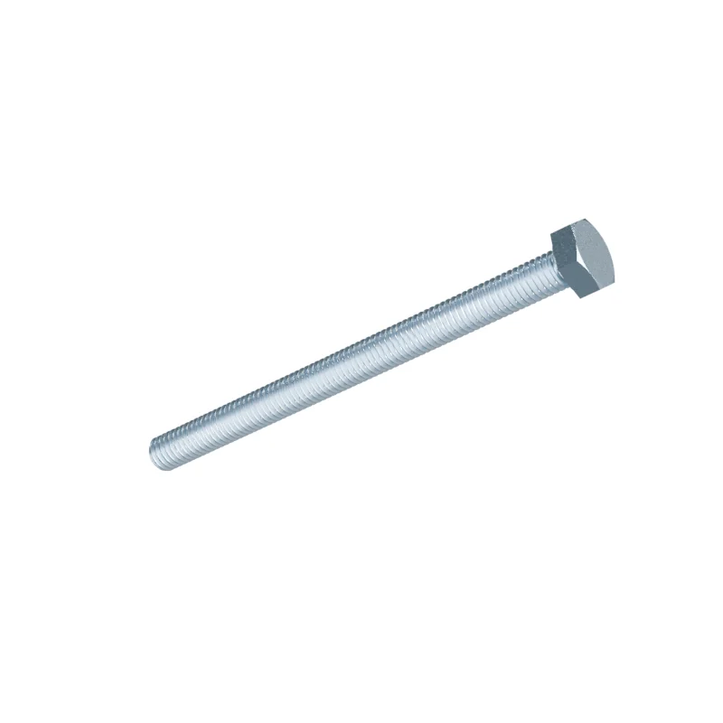 Fully Threaded Hex Bolt DIN 933 M6 × 80, zinc plated