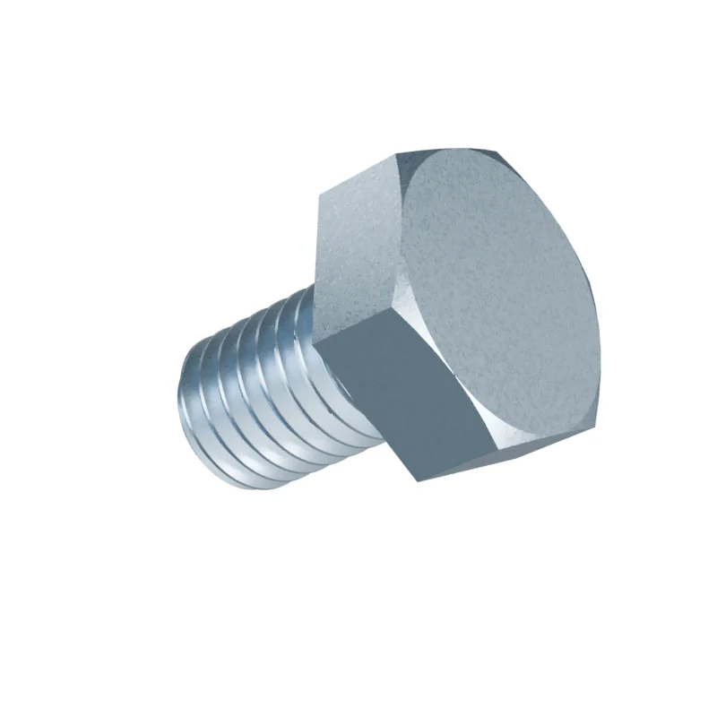 Fully Threaded Hex Bolt DIN 933 M8 × 12, zinc plated