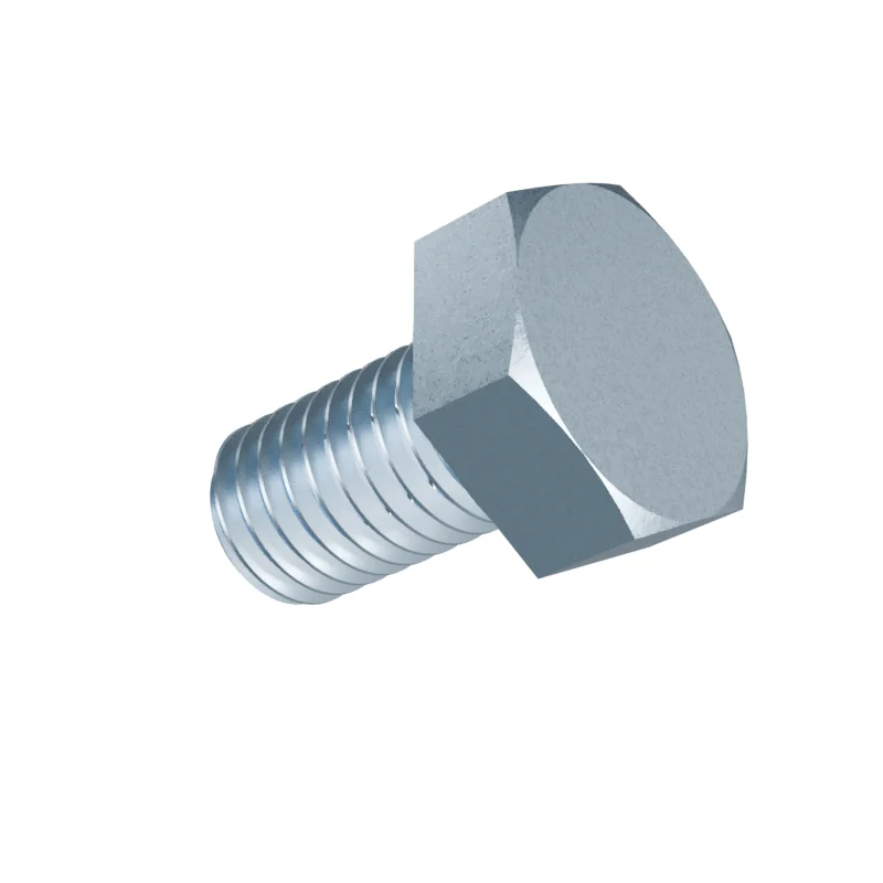 Fully Threaded Hex Bolt DIN 933 M8 × 14, zinc plated