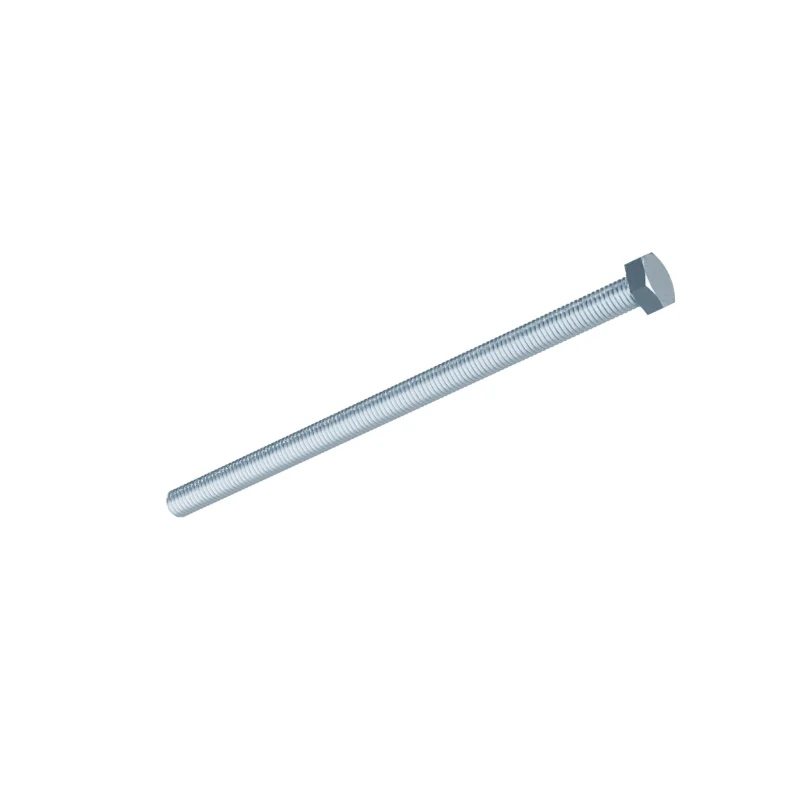 Fully Threaded Hex Bolt DIN 933 M8 × 150, zinc plated