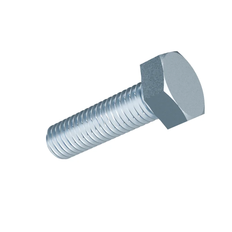 Fully Threaded Hex Bolt DIN 933 M8 × 28, zinc plated