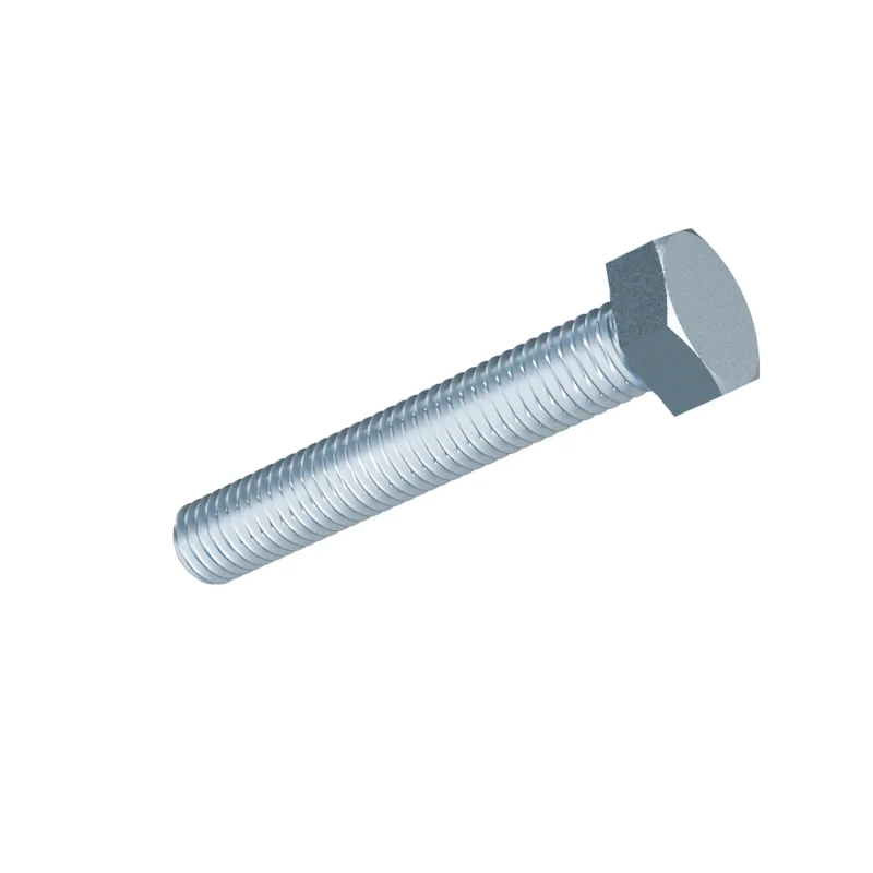 Fully Threaded Hex Bolt DIN 933 M8 × 50, zinc plated