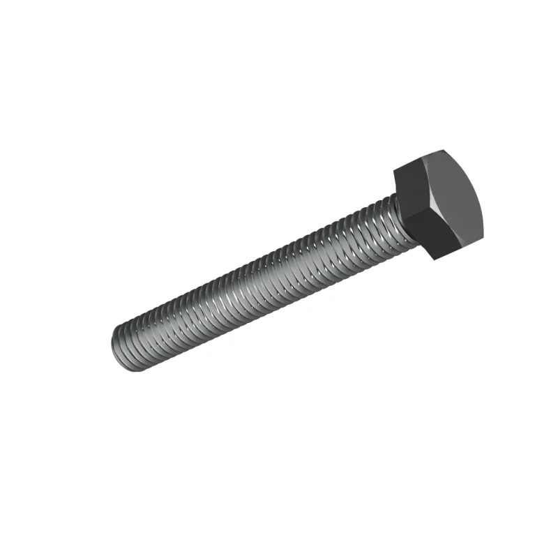 Fully Threaded Hex Bolt DIN 933 M8 × 55, plain steel