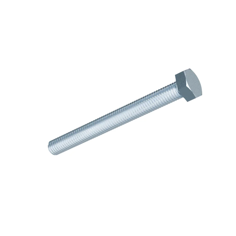 Fully Threaded Hex Bolt DIN 933 M8 × 80, zinc plated