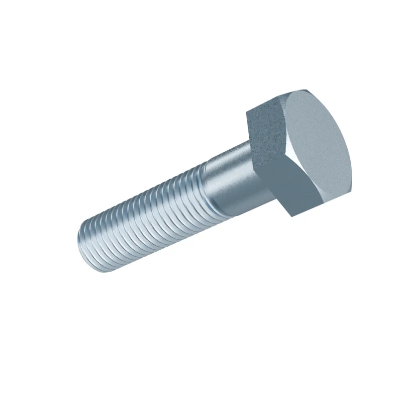 Hex Bolt, Fine Pitch, Partial Thread DIN 960 M10 × 40, zinc plated