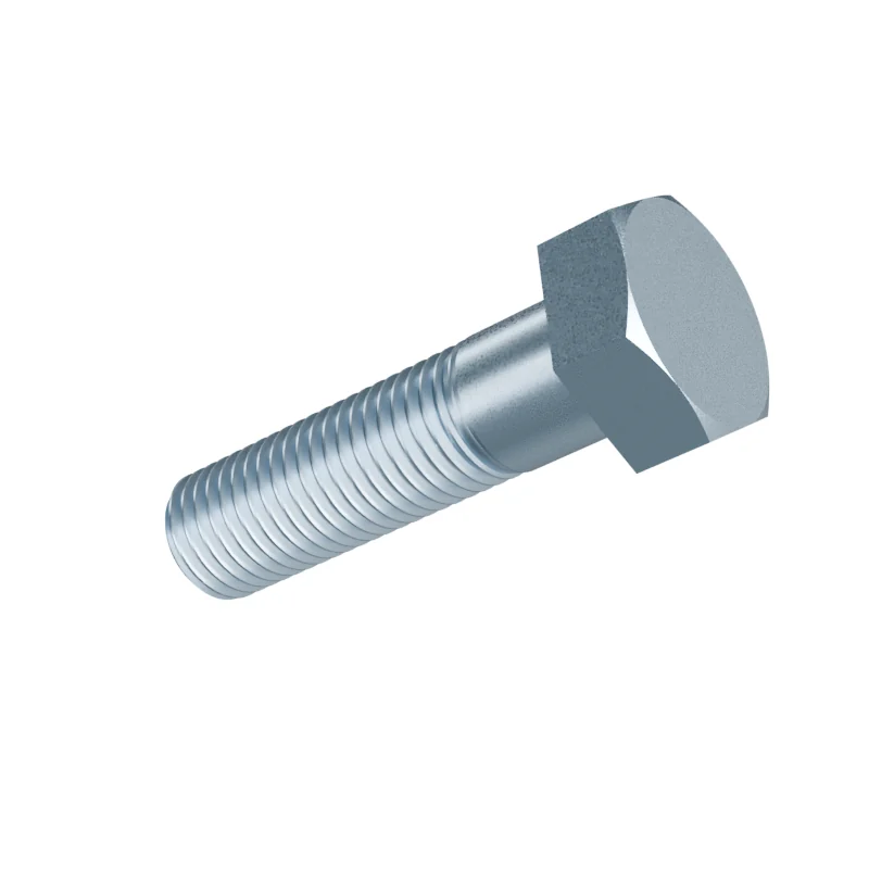 Hex Bolt, Fine Pitch, Partial Thread DIN 960 M12 × 45, zinc plated