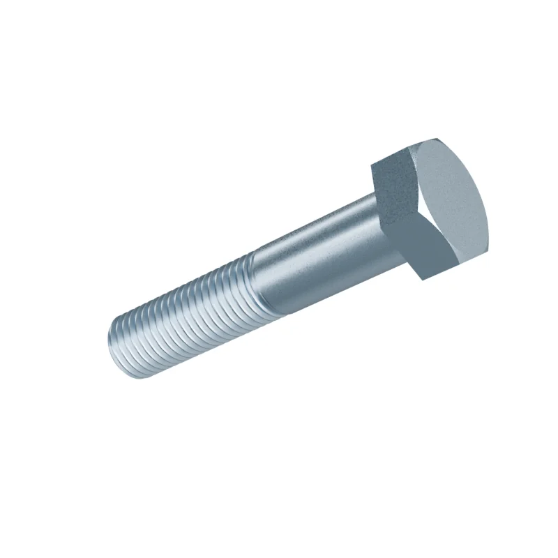 Hex Bolt, Fine Pitch, Partial Thread DIN 960 M12 × 60, zinc plated