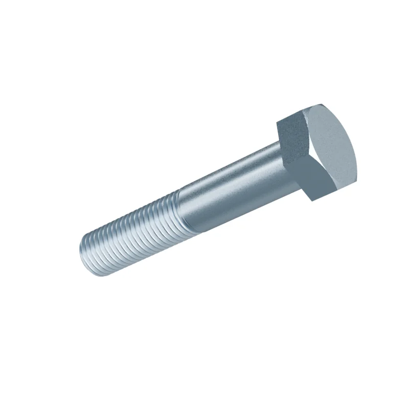 Hex Bolt, Fine Pitch, Partial Thread DIN 960 M12 × 65, zinc plated