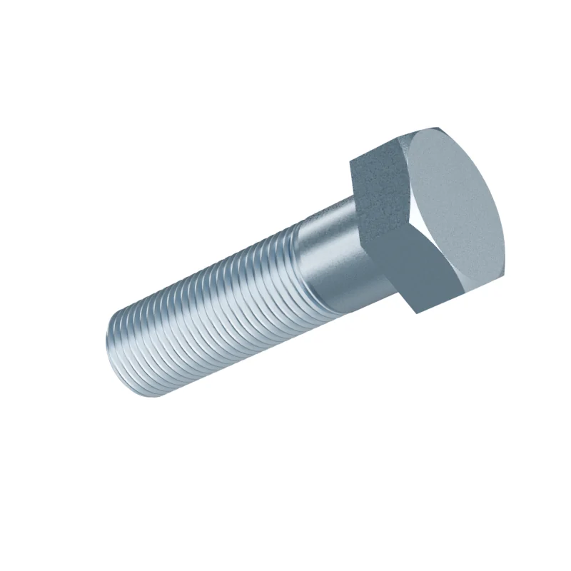 Hex Bolt, Fine Pitch, Partial Thread DIN 960 M16 × 55, zinc plated