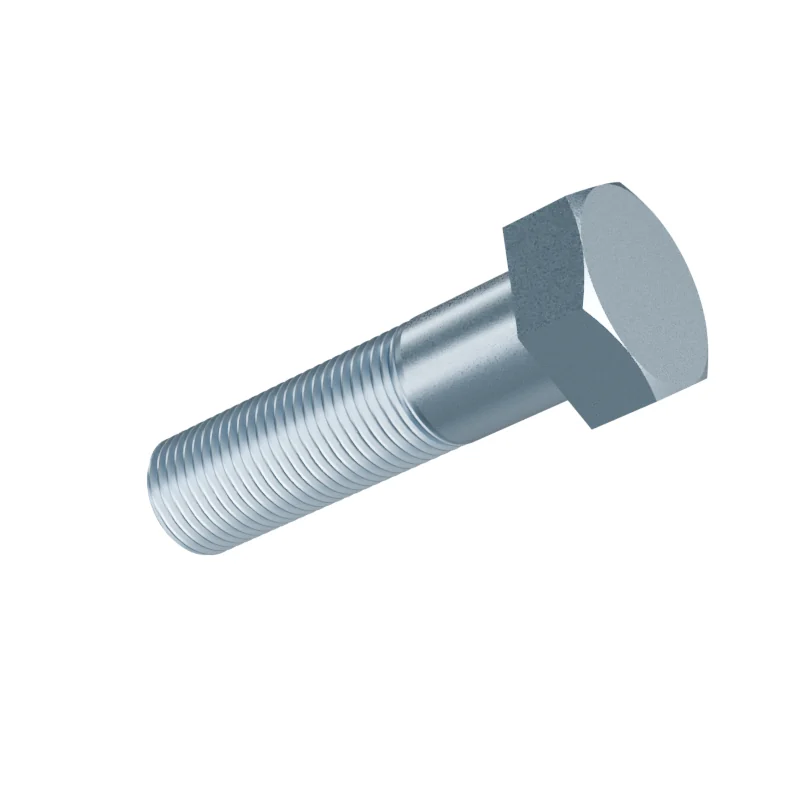Hex Bolt, Fine Pitch, Partial Thread DIN 960 M16 × 60, zinc plated