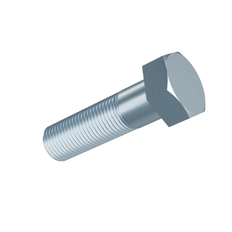 Hex Bolt, Fine Pitch, Partial Thread DIN 960 M20 × 70, zinc plated