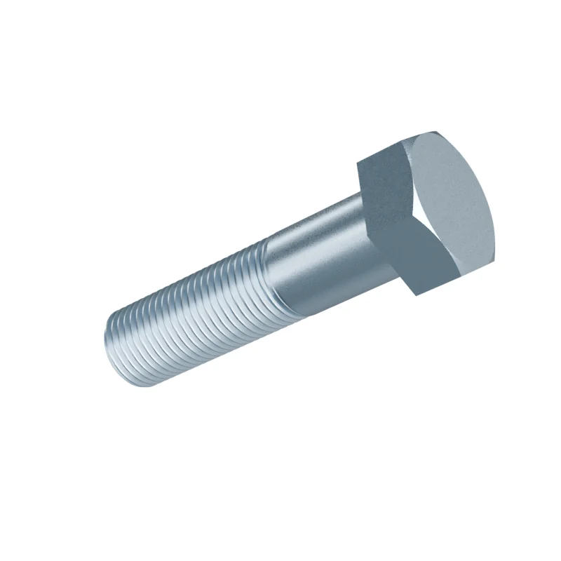 Hex Bolt, Fine Pitch, Partial Thread DIN 960 M20 × 80, zinc plated