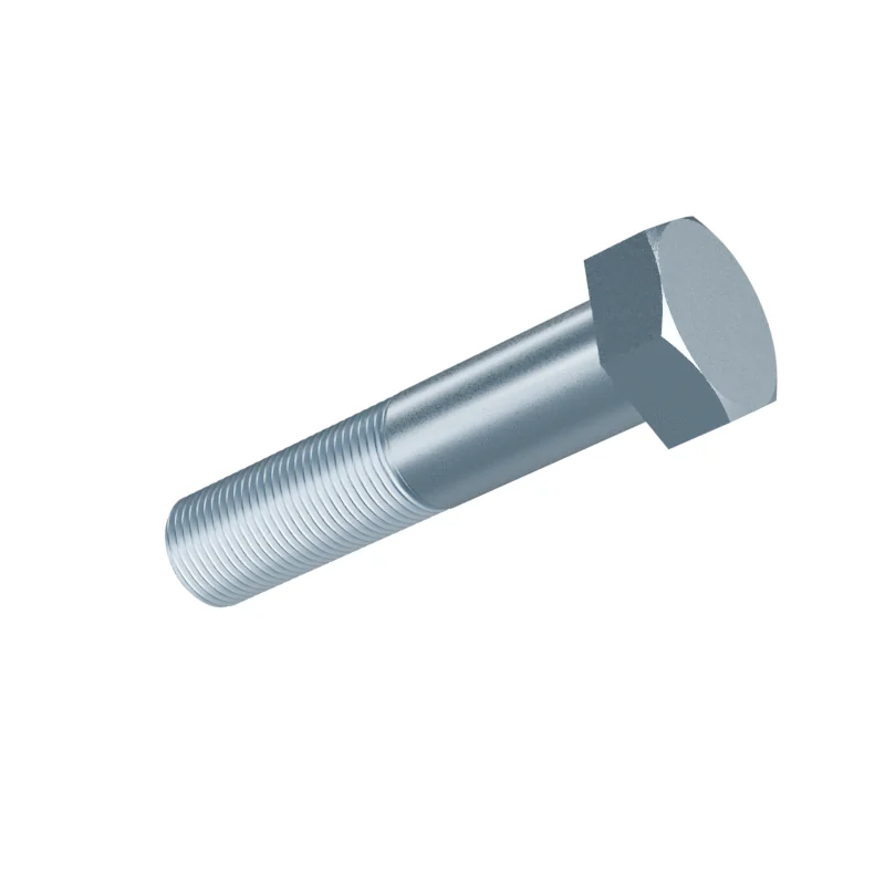 Hex Bolt, Fine Pitch, Partial Thread DIN 960 M24 × 110, zinc plated