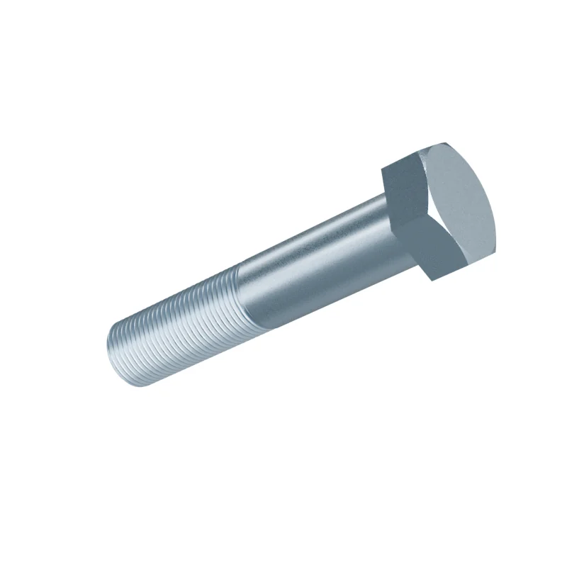 Hex Bolt, Fine Pitch, Partial Thread DIN 960 M24 × 120, zinc plated