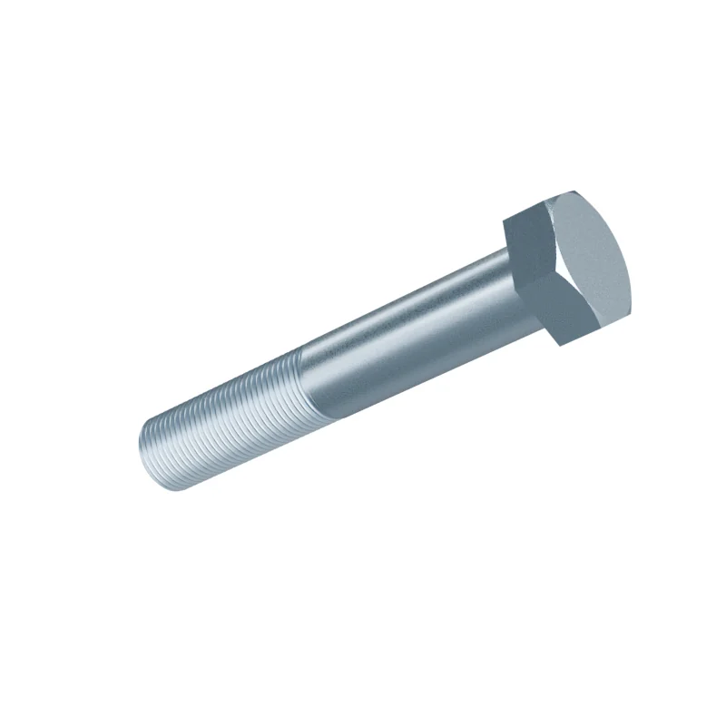 Hex Bolt, Fine Pitch, Partial Thread DIN 960 M24 × 140, zinc plated