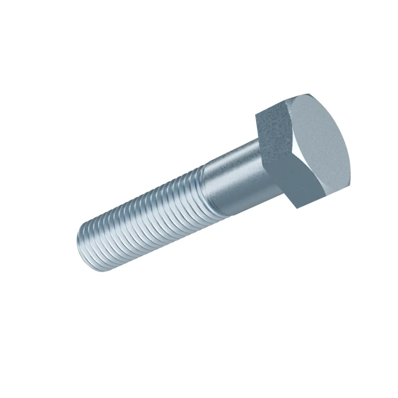 Hex Bolt, Fine Pitch, Partial Thread DIN 960 M8 × 35, zinc plated