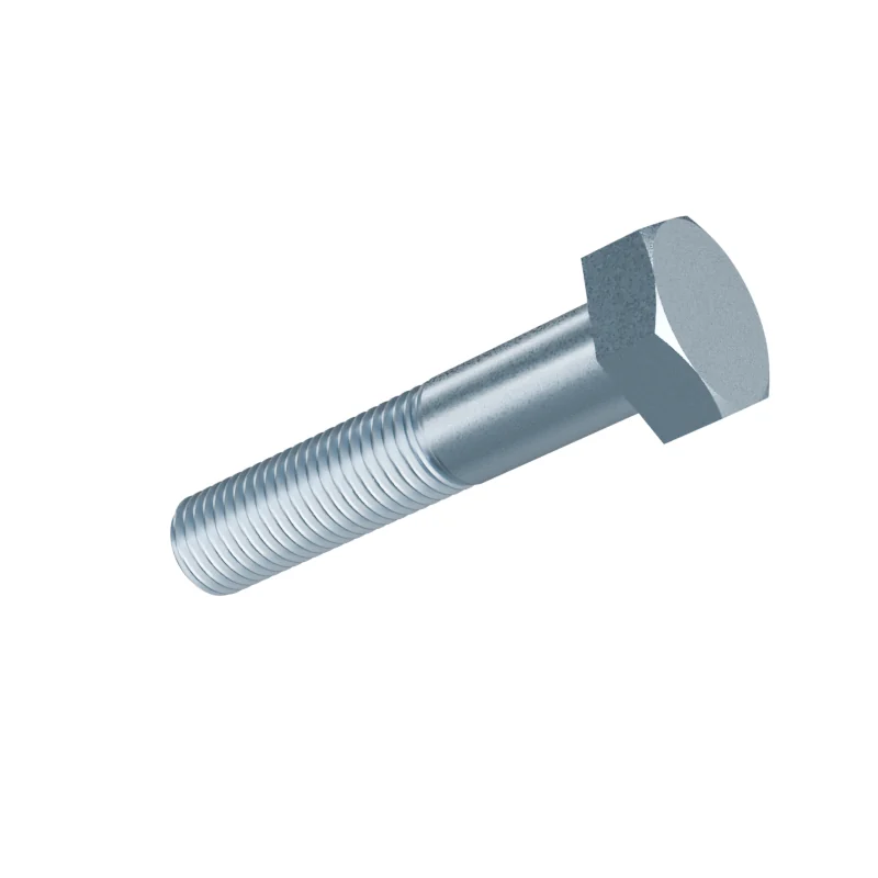 Hex Bolt, Fine Pitch, Partial Thread DIN 960 M8 × 40, zinc plated