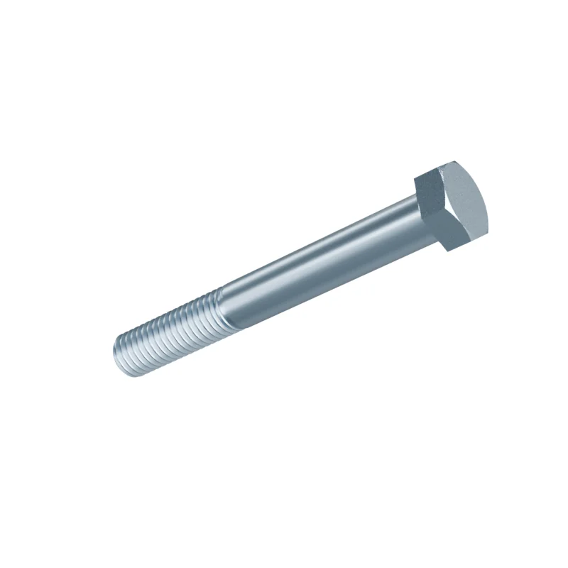 Hex Cap Screw ASME B18.2.1 1/2-13 UNC × 4 in, zinc plated