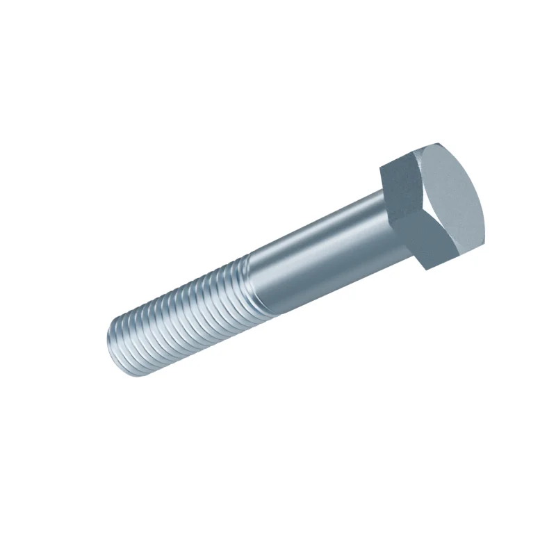 Hex Cap Screw ASME B18.2.1 3/4-10 UNC × 4 in, zinc plated