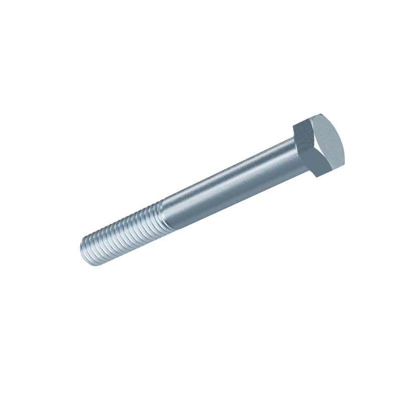 Hex Cap Screw ASME B18.2.1 3/8-16 UNC × 3 in, zinc plated