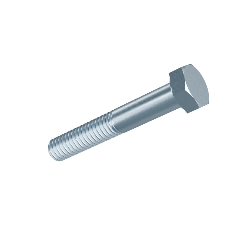 Hex Cap Screw ASME B18.2.1 5/16-18 UNC × 2 in, zinc plated