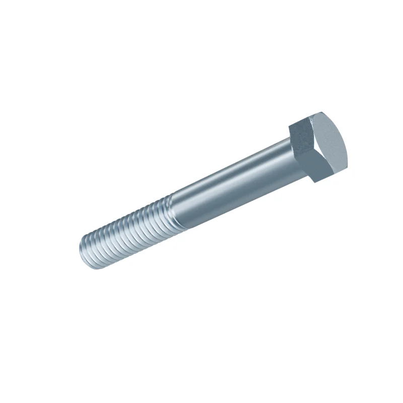 Hex Cap Screw ASME B18.2.1 7/16-14 UNC × 3 in, zinc plated