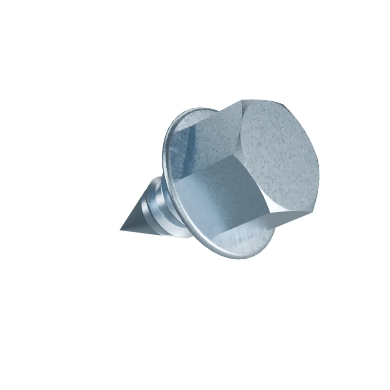 Hex Flange Head Tapping Screw ISO 10509 ST4.8 × 9.5, zinc plated