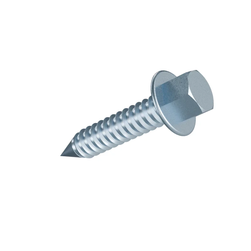 Hex Flange Head Tapping Screw ISO 10509 ST8 × 38, zinc plated