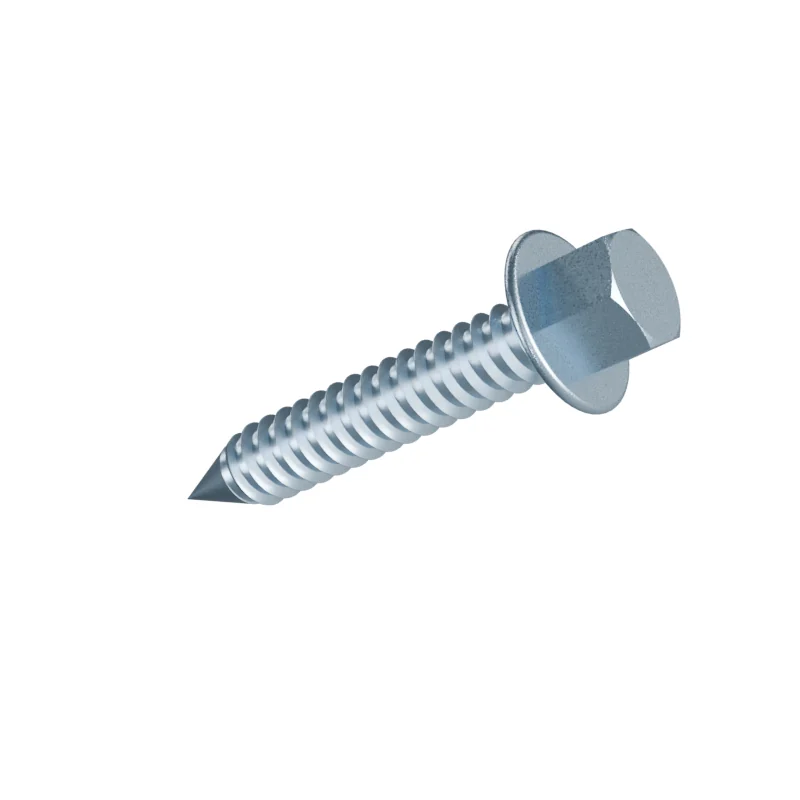 Hex Flange Head Tapping Screw ISO 10509 ST8 × 45, zinc plated