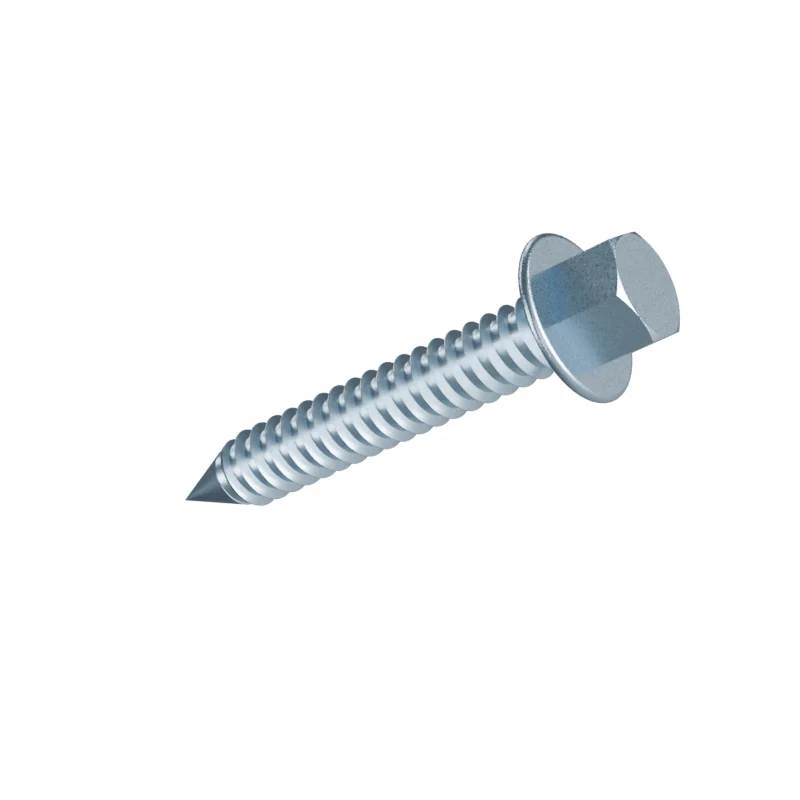 Hex Flange Head Tapping Screw ISO 10509 ST8 × 50, zinc plated