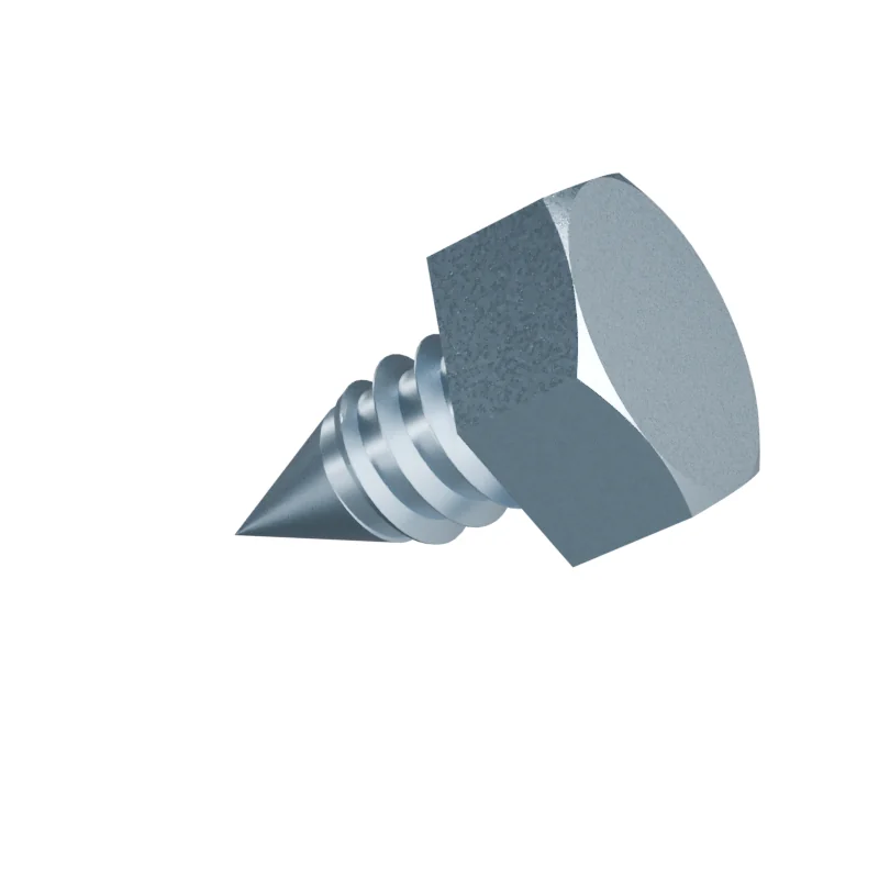Hex Head Tapping Screw ISO 1479 ST8 × 16, zinc plated