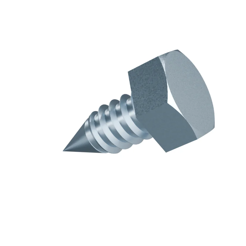 Hex Head Tapping Screw ISO 1479 ST8 × 19, zinc plated