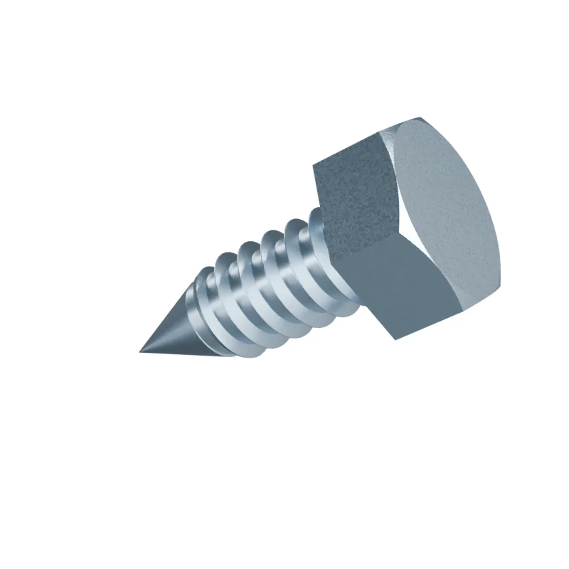 Hex Head Tapping Screw ISO 1479 ST8 × 22, zinc plated