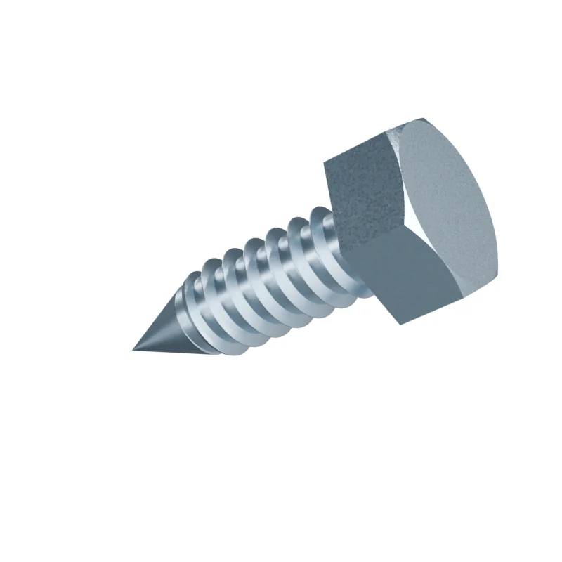 Hex Head Tapping Screw ISO 1479 ST8 × 25, zinc plated
