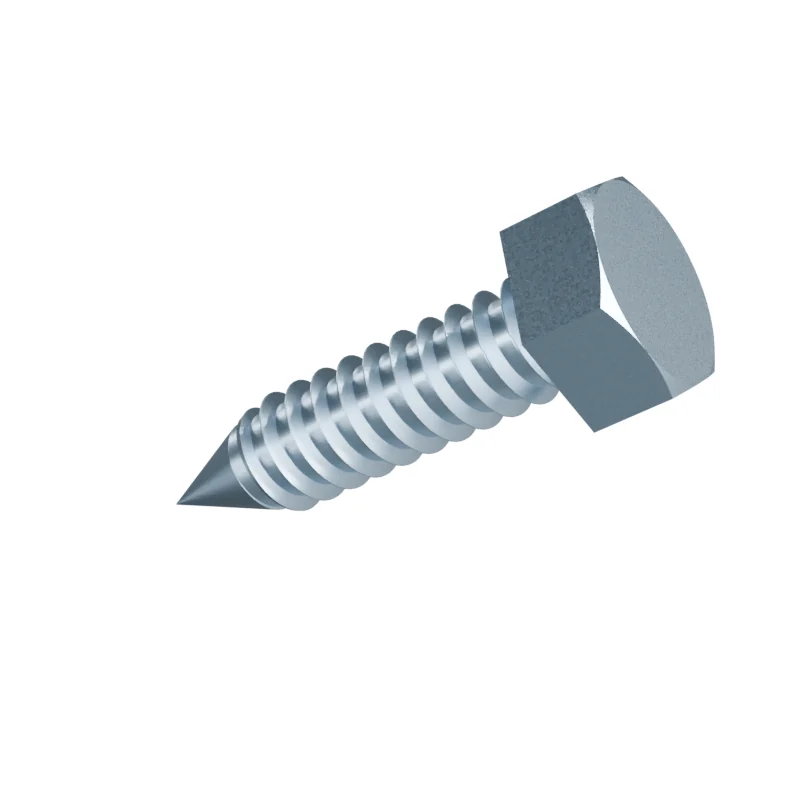 Hex Head Tapping Screw ISO 1479 ST8 × 32, zinc plated