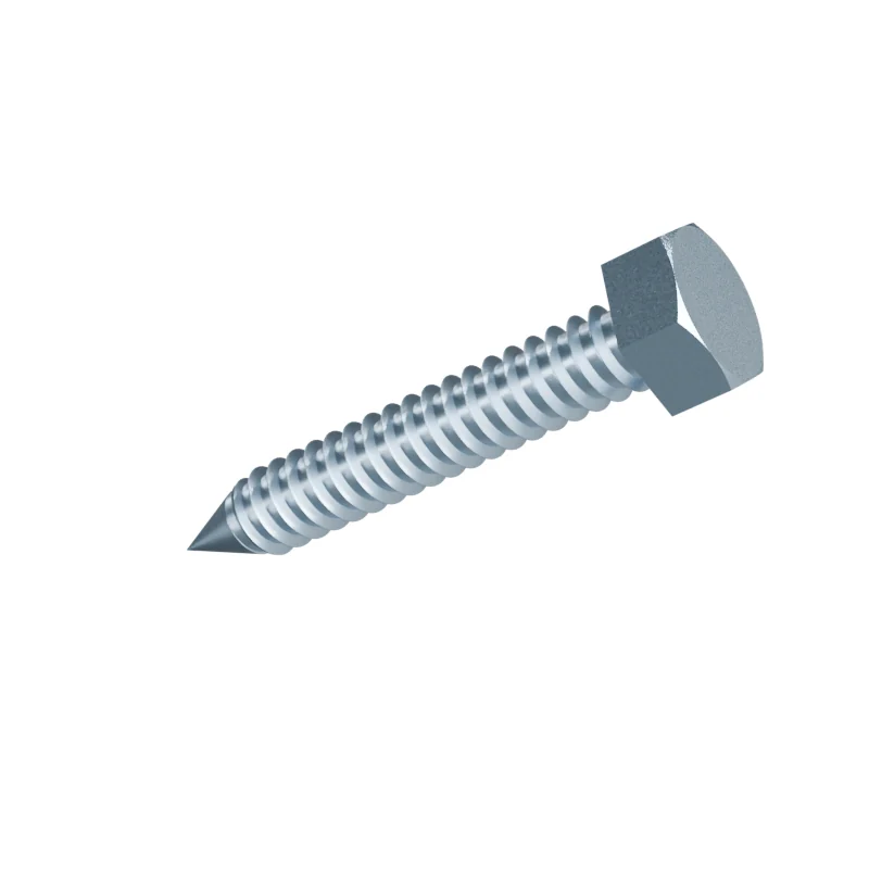 Hex Head Tapping Screw ISO 1479 ST8 × 50, zinc plated