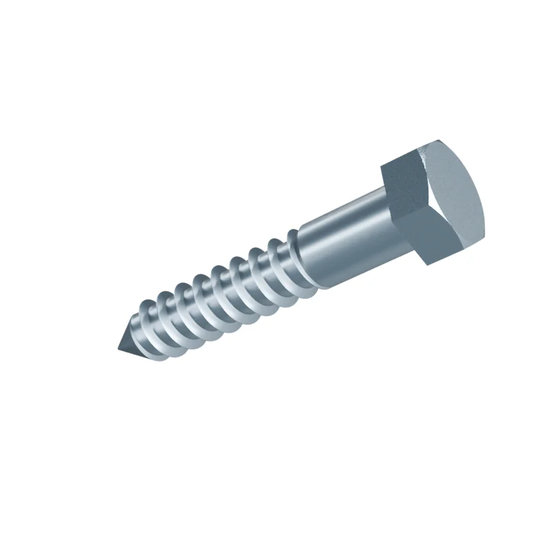Hex Head Wood Screw DIN 571 20 × 110, zinc plated
