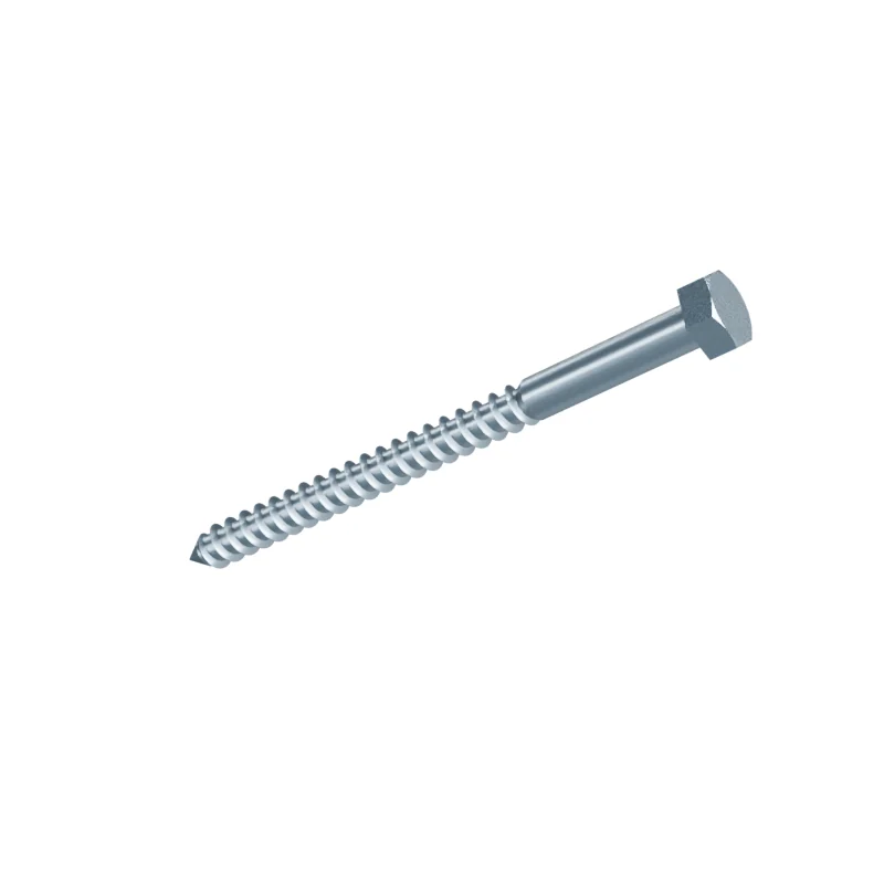 Hex Head Wood Screw DIN 571 5 × 70, zinc plated