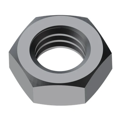 Hex Jam Nut ASME B18.2.2 3/8-16 UNC, overview