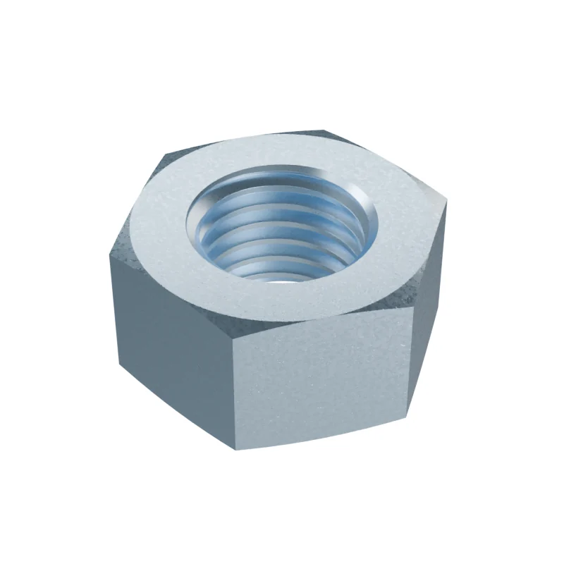 Hex Nut, Fine Pitch ISO 8673 M10, zinc plated