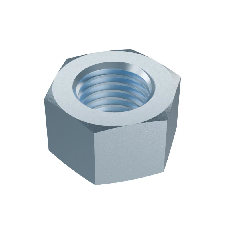 Hex Nut, Fine Pitch ISO 8673 M12, zinc plated