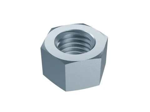 Hex Nut, Product Grade C ISO 4034 M12, zinc plated