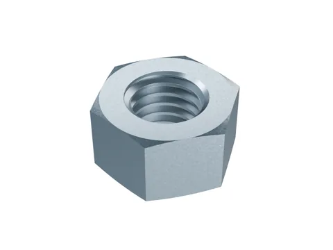 Hex Nut, Product Grade C ISO 4034 M8, zinc plated
