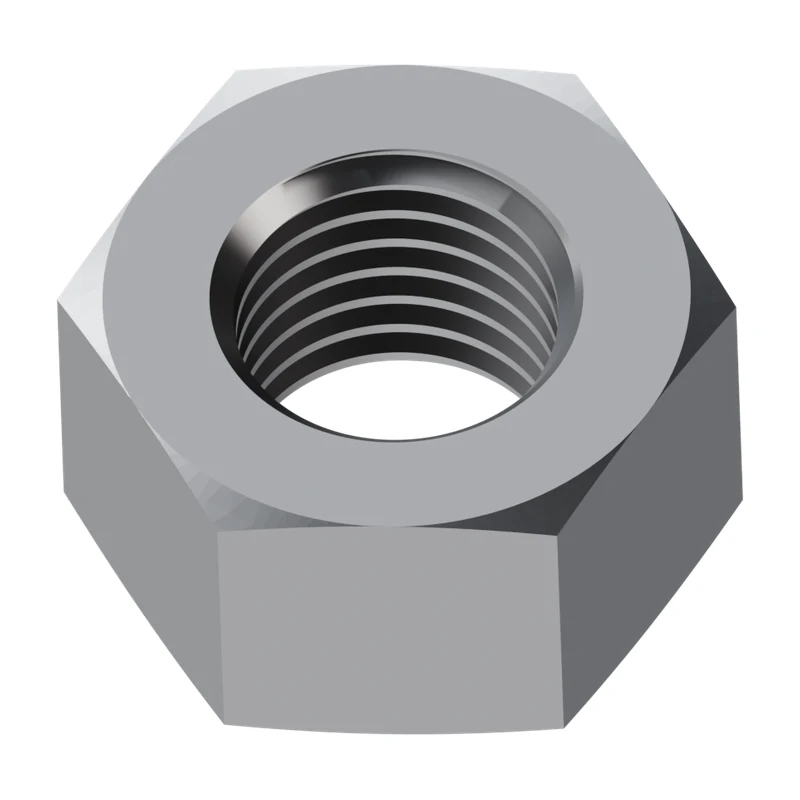 Hex Nut, Style 2 (High), Fine Pitch