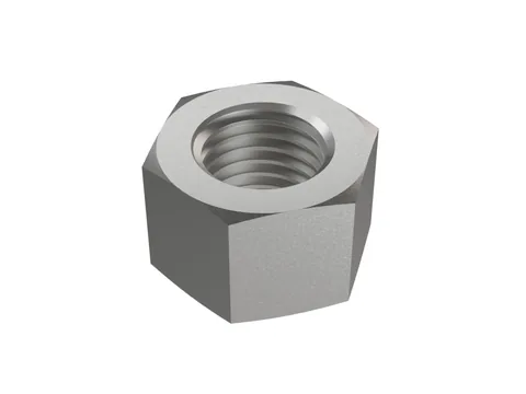 Hex Nut, Style 2 (High), Fine Pitch ISO 8674 M12x1.5, stainless steel