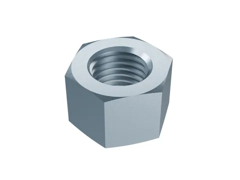 Hex Nut, Style 2 (High) ISO 4033 M16, zinc plated