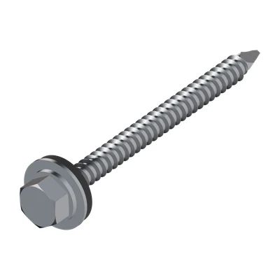 Hex Washer Head Self-Drilling Screw with EPDM Washer ISO 15480 ST4.2 × 50, overview