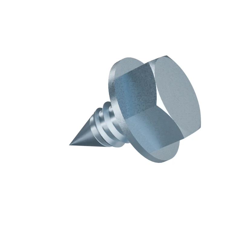 Hex Washer Head Tapping Screw ISO 7053 ST8 × 16, zinc plated