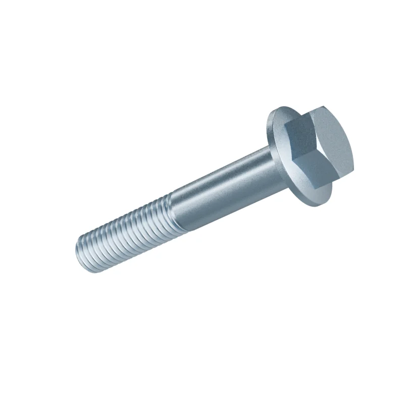 Hexagon Flange Bolt with Serrated Flange DIN 6921 M10 × 60, zinc plated