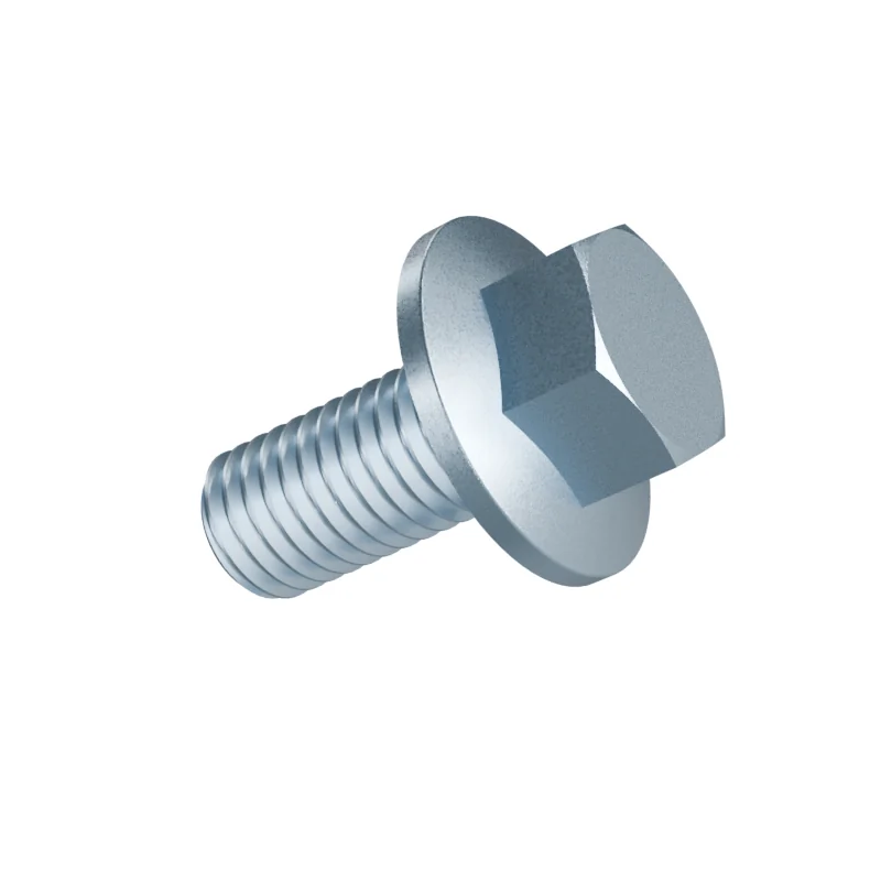 Hexagon Flange Bolt with Serrated Flange DIN 6921 M12 × 25, zinc plated